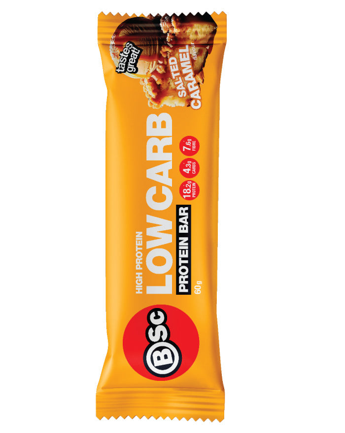 Body Science High Protein Bar Salted Caramel 12 x 60g - Fine Food Direct