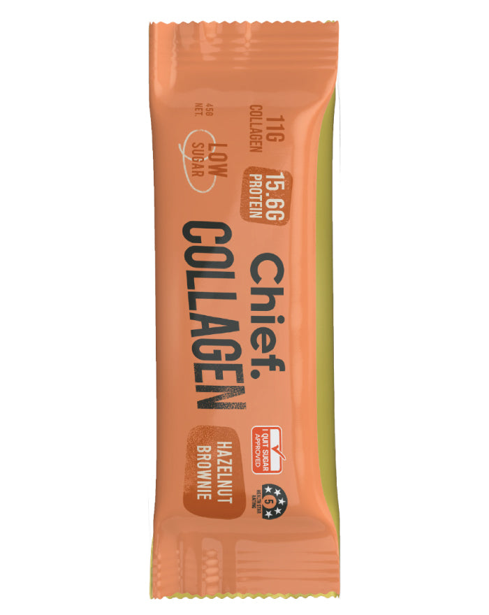 Chief Nutrition Collagen Bar Hazelnut Brownie 45g