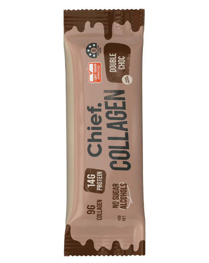 Chief Nutrition Collagen Bar Double Choc 45g