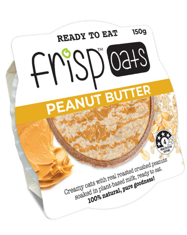 Frisp Ready to Eat Oats And Mylk Peanut Butter 150g
