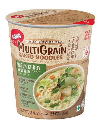 KOKA Baked Multigrain Cup Noodles Green Curry 65g