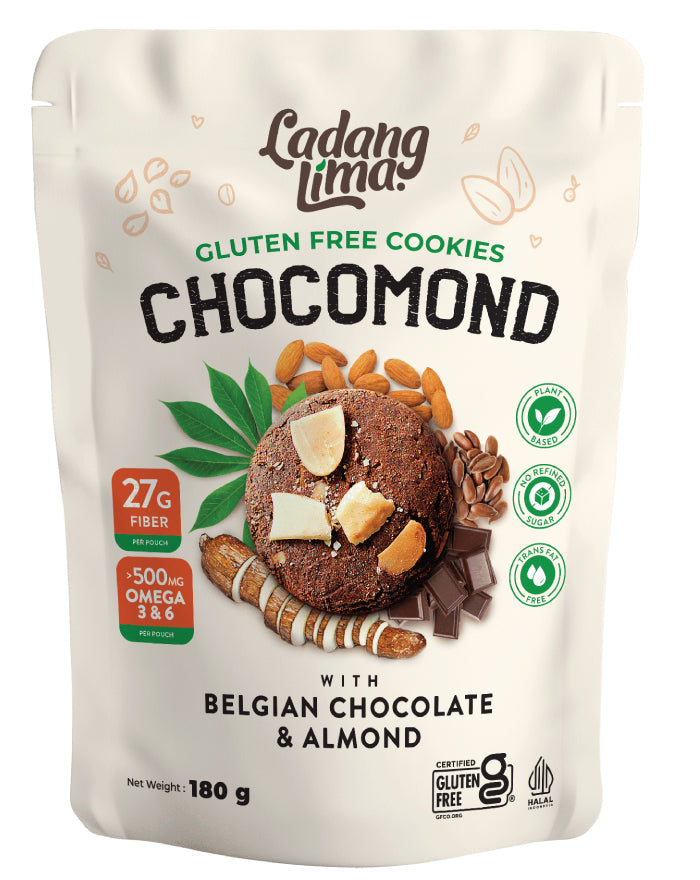 Ladang Lima Chocomond Gluten Free Chocolate Almond Cookies 180g