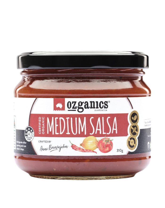 Ozganics Medium Salsa 310g - Fine Food Direct