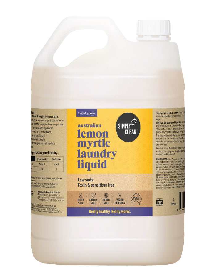 SimplyClean Lemon Myrtle Laundry Liquid 5 ltr