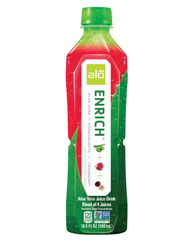 ALO Enrich Aloe Vera Pomegranate Cranberry 500ml Fine Food Direct