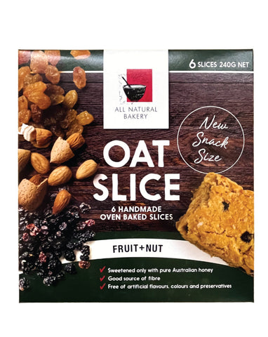 All Natural Bakery Multipack Oat Slice Fruit & Nut 240g