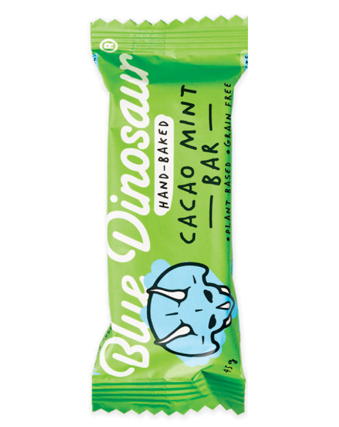 Blue Dinosaur Bar Cacao Mint 45g