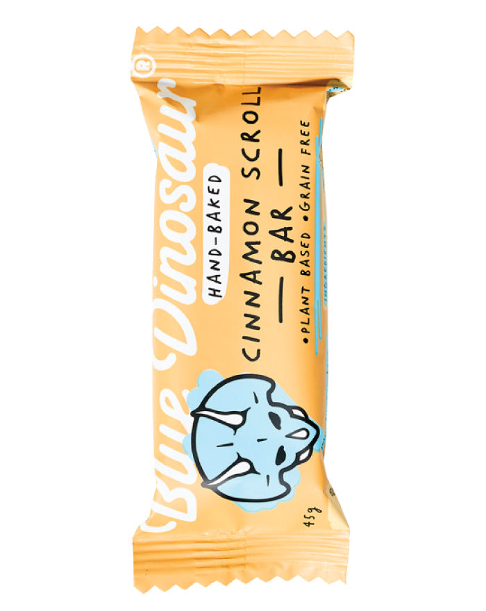 Blue Dinosaur Bar Cinnamon Scroll 45g