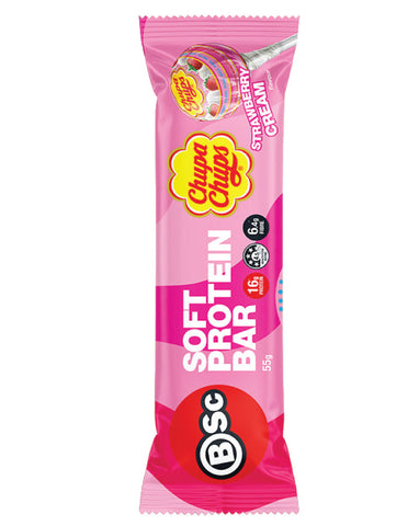 BSc Soft Protein Bar Chupa Chup Strawberry Cream 55g