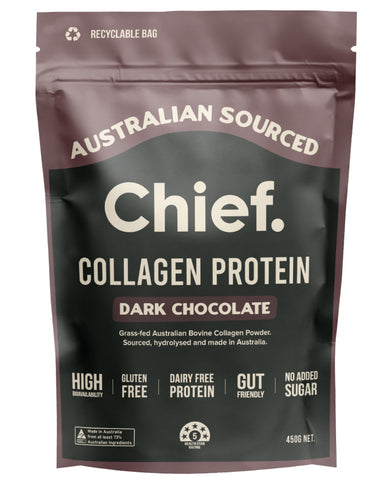 Chief Nutrition Collagen Powder Dark Choc 450g