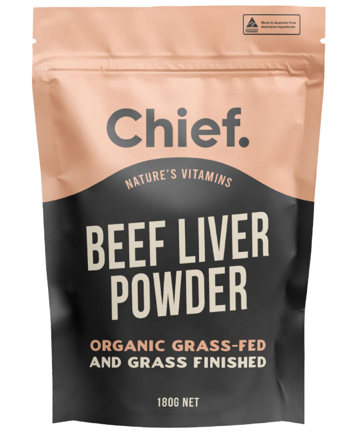 Chief Nutrition Organic Beef Liver Powder 180g