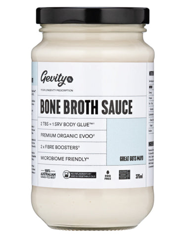 Gevity Rx Bone Broth Sauce Great Guts Mayo 375ml