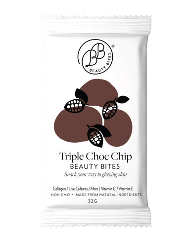 Krumbled Beauty Bites Triple Chocolate Chip 32g