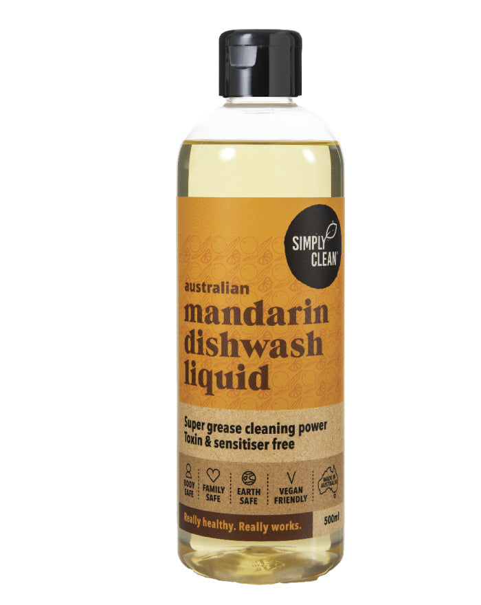 SimplyClean Mandarin Dishwash Liquid 500ml