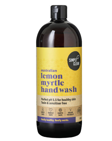 SimplyClean Lemon Myrtle Hand Wash 6x 1 ltr