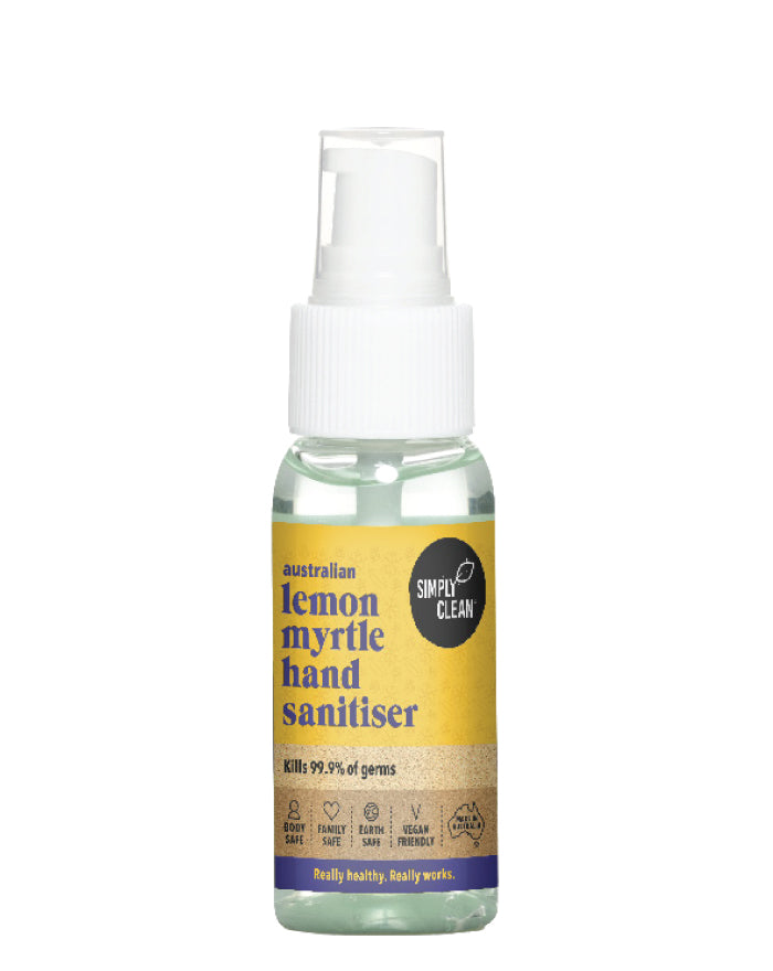 SimplyClean Lemon Myrtle Hand Sanitiser 50ml