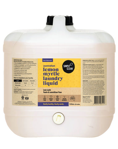 SimplyClean Lemon Myrtle Laundry Liquid  15 ltr