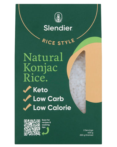 Slendier Konjac Noodles Rice Style 400g