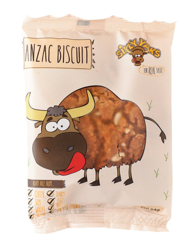 Silly Yaks Gluten Free Anzac Biscuits 34g