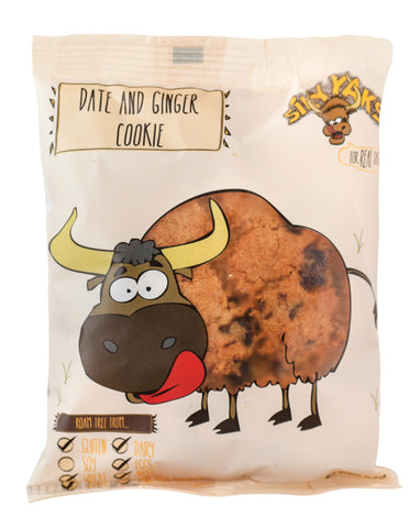 Silly Yaks Gluten Free Date & Ginger Cookie 65g