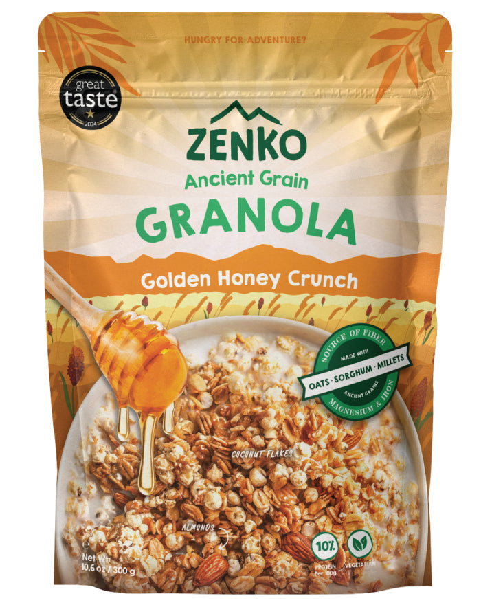 Zenko Ancient Grain Granola Golden Honey Crunch 285g