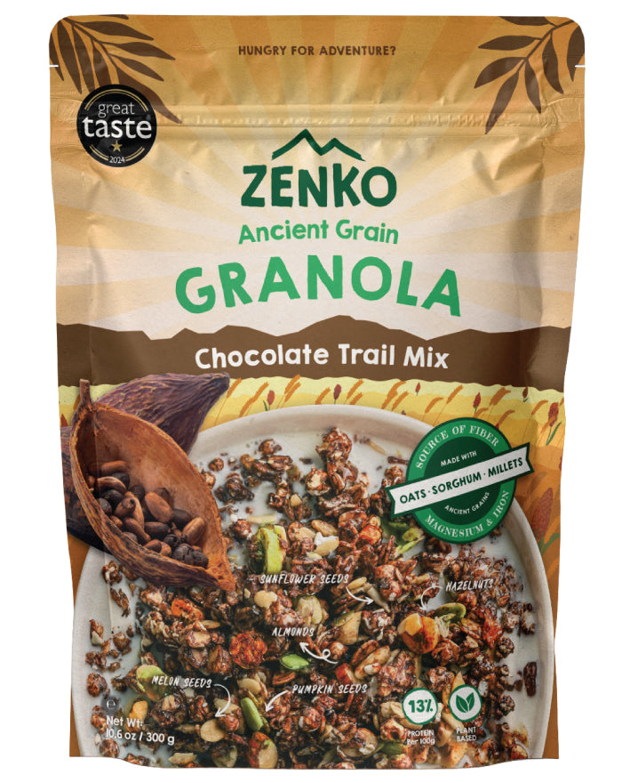 Zenko Ancient Grain Granola Chocolate Trail Mix 285g