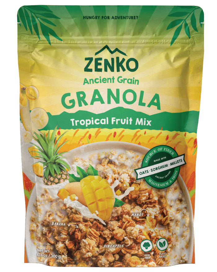 Zenko Ancient Grain Granola Tropical Mix 285g