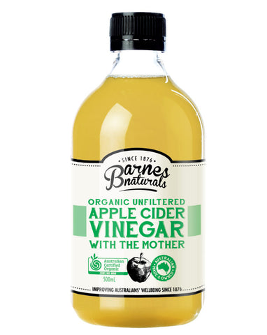 Barnes Naturals Organic Apple Cider Vinegar 500ml - Fresh Food Enterprises