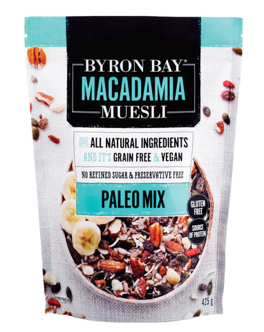 Byron Bay Macadamia Muesli Paleo Mix 400g - Fine Food Direct