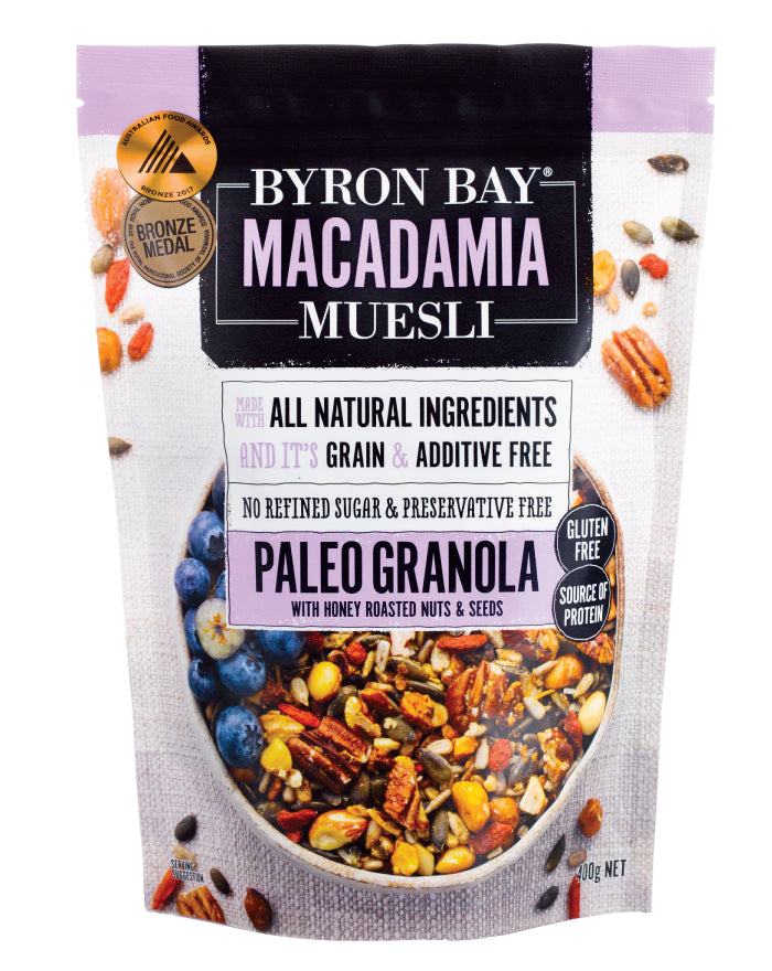 Byron Bay Macadamia Muesli Paleo Granola 450g - Fine Food Direct