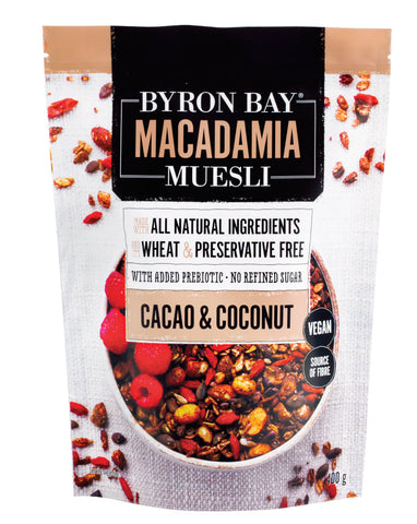 Byron Bay Muesli Cacao & Coconut Granola 400g - Fine Food Direct