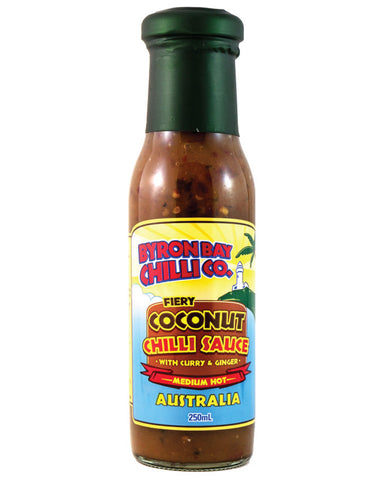 Byron Bay Chilli Fiery Coconut Chilli Sauce 250ml - Fine Food Direct