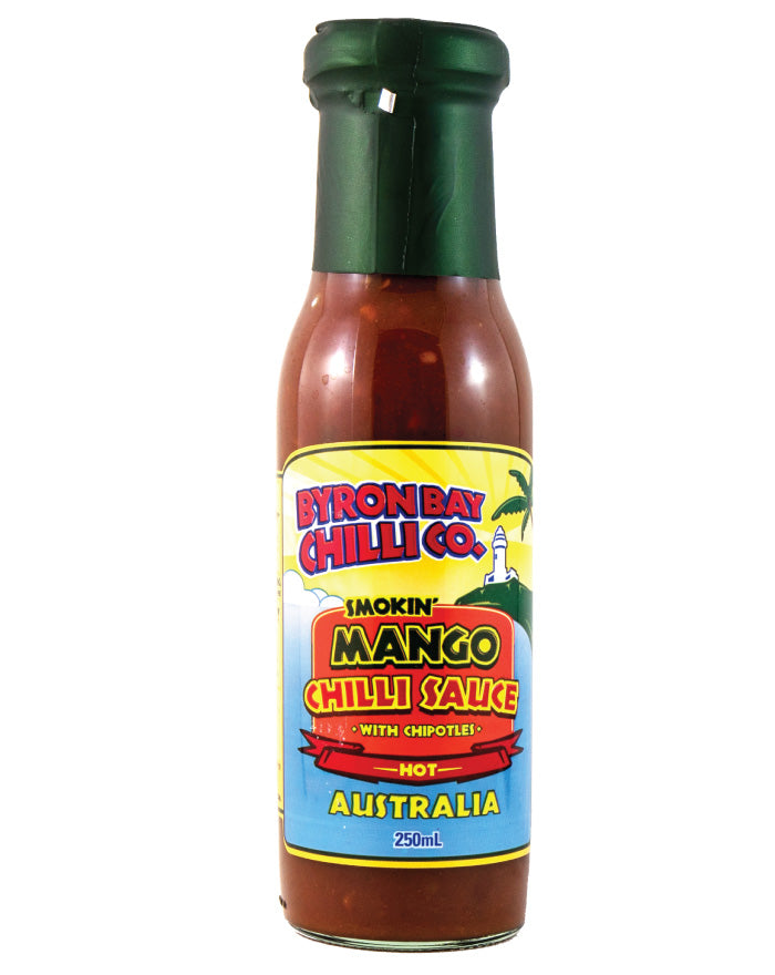 Byron Bay Chilli Smokin Mango Chilli Sauce 250ml - Fine Food Direct