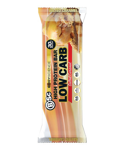 Body Science High Protein Bar Salted Caramel 12 x 60g - Fine Food Direct