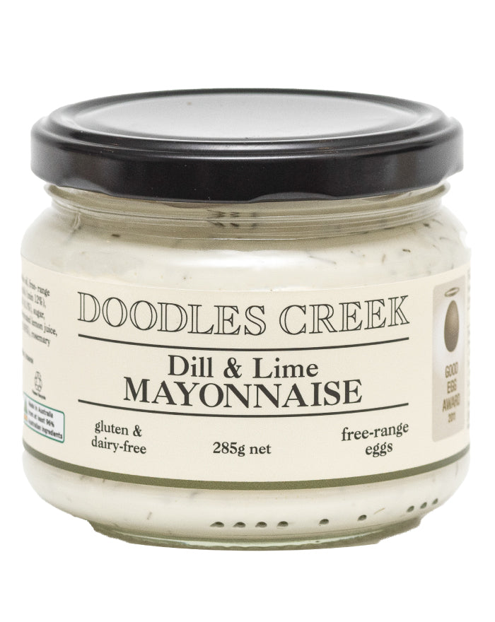 Doodles Creek Dill and Lime Mayonnaise 285g - Fine Food Direct