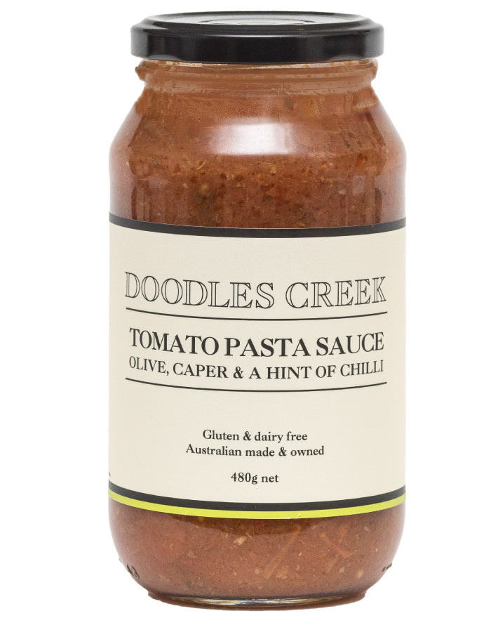 Doodles Creek Tomato Sugo with Olive and Caper 480g - Fine Food Direct