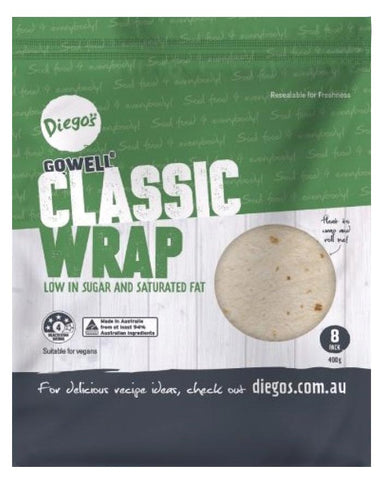 Diego's GoWELL Classic Wrap 400g - Fine Food Direct