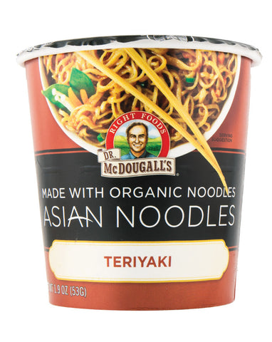 Dr. McDougall's Asian Style Teriyaki Noodles 6 x 58g - Fine Food Direct
