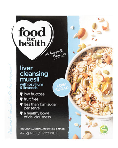 Food for Health Liver Cleansing Muesli 475g - Fine Food Direct