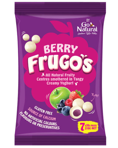 Go Natural Frugo's Berry Multi Pack 210g