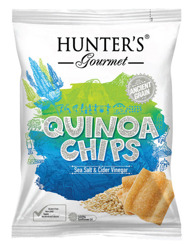 Hunter's Gourmet Quinoa Chips Salt & Vinegar 75g