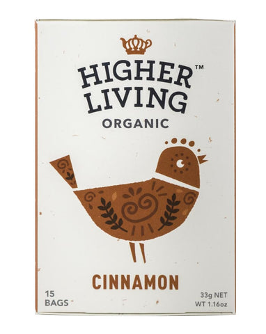 Higher Living Organic Cinnamon 3 x 26g - Fine Food Direct