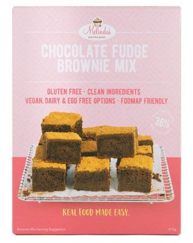 Melinda's Bakery Choc Fudge Brownie 415g - Fine Food Direct
