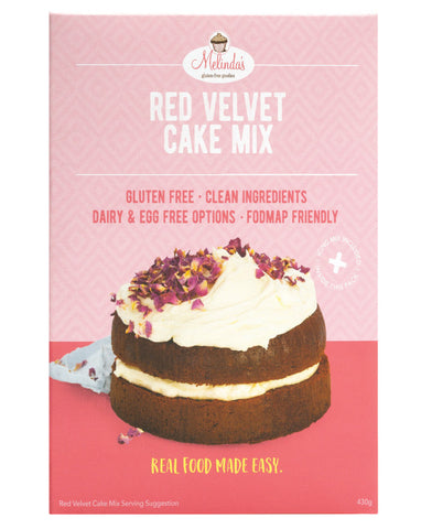 Melinda's Bakery Red Velvet Cake Mix 430g - Fine Food Direct