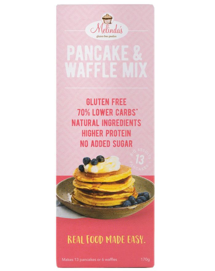 Melinda's Lower Carb Pancake & Waffle Mix 170g - Fine Food Direct