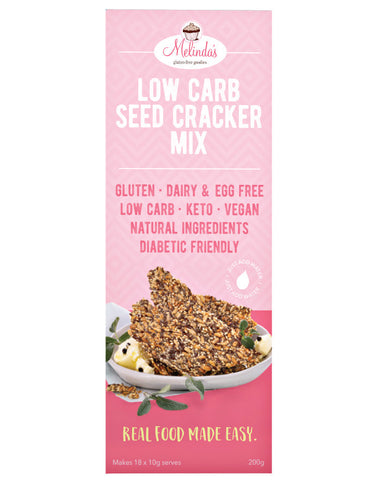 Melinda's Low Carb Seed Cracker Mix 200g - Fine Food Direct