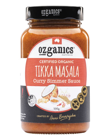 Ozganics Tikka Masala Curry Sauce 500g - Fine Food Direct