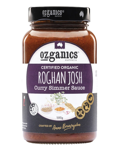 Ozganics Roghan Josh Curry Sauce 500g - Fine Food Direct