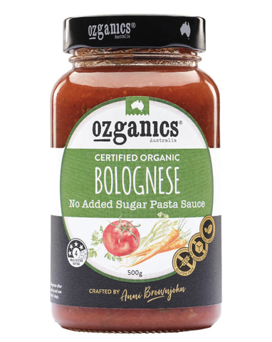 Ozganics Provincial Bolognese Pasta Sauce 500g - Fine Food Direct