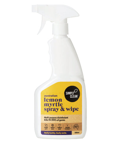 SimplyClean Lemon Myrtle Spray & Wipe 500ml